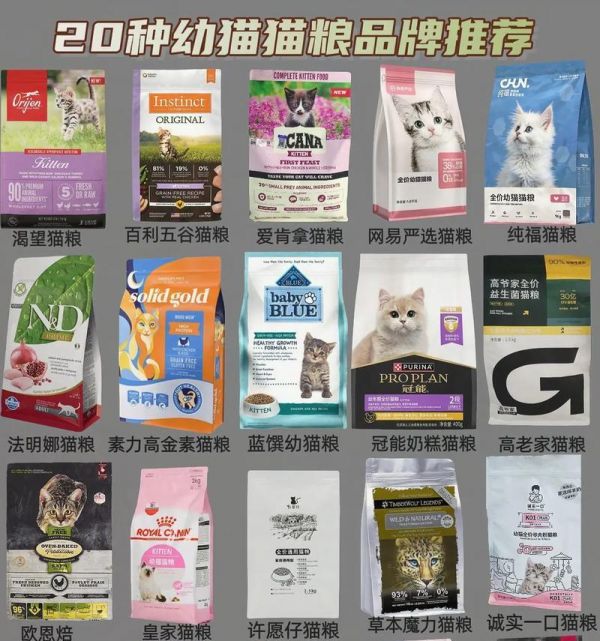 哪个品牌的幼猫粮更优质？如何选择合适的幼猫粮？