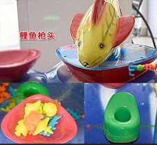 科奇游乐园大型射水磁性钓鱼游艺机玻璃钢海豚喷水放生鱼池捞鱼缸