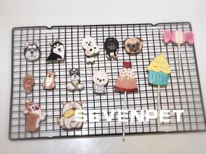 宠物蛋糕头像饼干定制的做法 步骤3