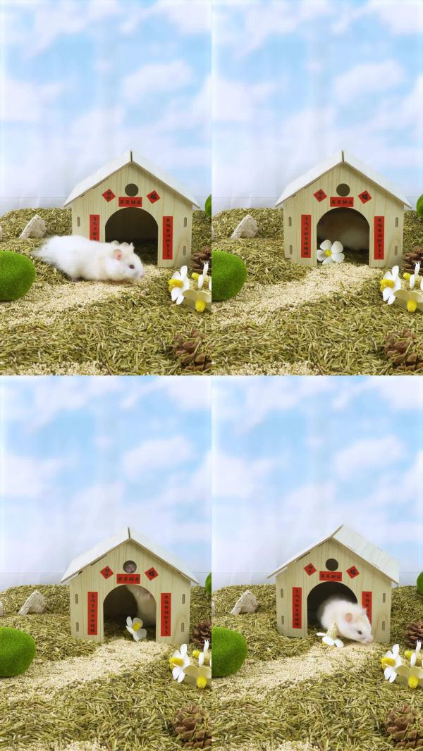 仓鼠乐园小动物布景老鼠窝小宠饲养萌宠