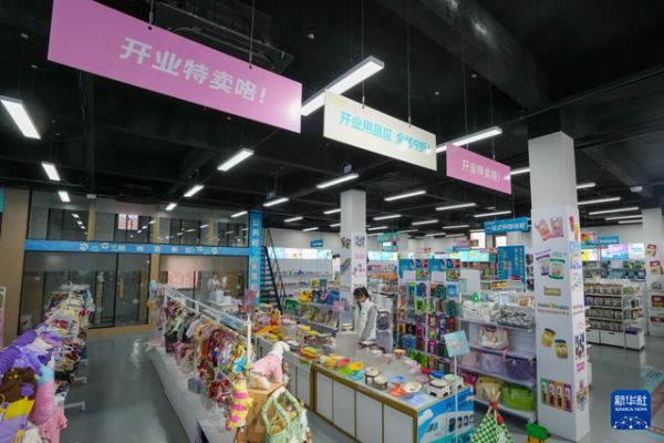2月3日，工作人员在无锡市一处宠物店内整理各种宠物用品。 新华社记者 李博 摄