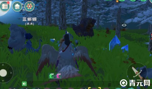 创造与魔法蓝蜥蜴所处地点