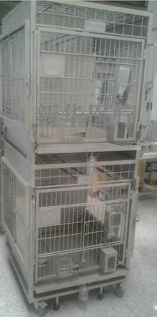 不锈钢两位猴笼