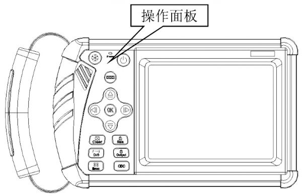 兽用b超机操作面板