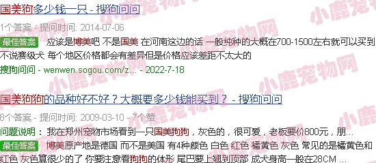 国美狗还是博美狗