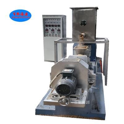 小型宠物食品膨化机生产厂家 膨化饲料颗粒机 简单操作无故障