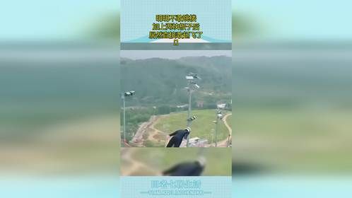 明明不敢跳楼，加上两块板子后，居然直接敢起飞了！ ​