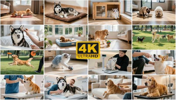 【合集】猫狗喂食进食玩耍宠物治疗宠物医院