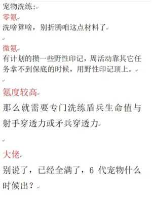 无尽冬日宠物升级顺序 无尽冬日宠物洗练攻略