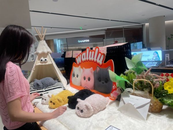 INNO100旗舰店AI宠物专区（央广网见习记者郭媛 摄）