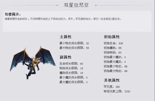《魔域手游》五大最强宠物，双星拉尼亚成就攻击之最！