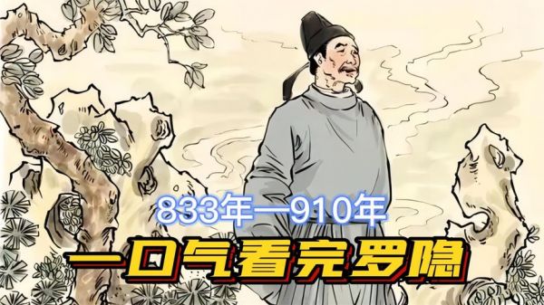 一口气看完罗隐，十多次不中的科考钉子户，成了唐诗中的毒舌大师