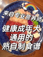 健康成年犬通用的狗熟自制食谱