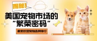 揭秘！美国宠物市场的“繁荣密码”及最受欢迎宠物品种排行