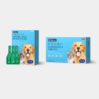 派迪诺宠物驱虫药 体外驱虫3支+体内4片 19.8元包邮