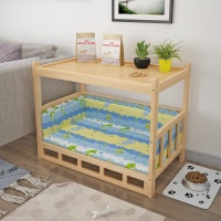 狗床狗窝实木泰迪金毛可拆洗木质宠物床猫咪床四季通用猫窝床头柜【价格 图片 品牌 报价】