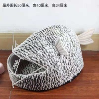 猫窝冬季保暖四季通用封闭式宠物猫咪窝房子狗窝猫屋猫床宠物用品