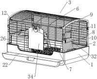 一种便于拆装的宠物鼠笼