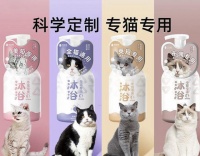 猫咪洗澡新体验！专用沐浴露，打造健康洁净喵星人