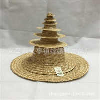 厂批发帽子宠物帽 儿童涂鸦草帽 麦秆编织玩具帽 饰品配件 装饰帽
