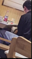 上海一火锅店内顾客用餐具喂狗 门店回应：被污染餐具已经销毁处理