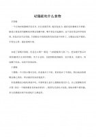 幼猫能吃什么食物.docx