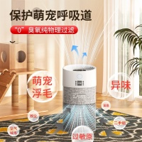 除过敏源宠物吸浮猫毛发空气净化器619元到手
