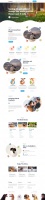 卡通宠物店展示网站html5模板