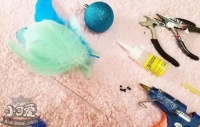 网红猫玩具制作 自制仙女逗猫棒