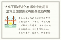 洛克王国超进化有哪些宠物厉害