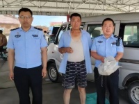 古城派出所及时救助国家二级保护动物白琵鹭