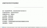 武威市凉州区百鸟宠物店 (甘肃省武威市凉州区南关西路花鸟市场邮政编码733000)