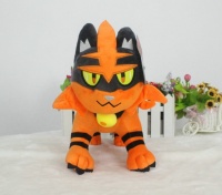 POKEMON神奇宝贝宠物小精灵火班猫花斑猫公仔毛绒公仔口袋妖怪
