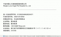 宁波市爱心天使宠物医院有限公司 (浙江省宁波市鄞州区江东南路381号（1