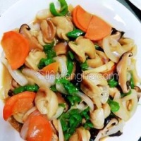 爆炒白玉蜗牛的做法