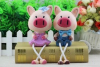 创意树脂摆件工艺品装饰品 大鼻子猪 5067