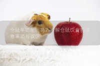 仓鼠牛奶能喝吗？了解仓鼠饮食的注意事项与误区