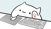 电脑桌面猫娘宠物BongoCat来啦！一键COS你的键盘和鼠标动作，跨平台+键鼠同步+自定义皮肤，直播互动神器！