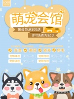 宠物店充值优惠活动图