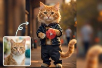 AI宠物舞蹈：几分钟内制作可爱的宠物舞蹈视频