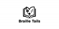 Braille Tails logo设计：盲文与宠物的结合
