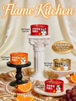 商业照片宠物零食猫罐头狗罐头展示场景