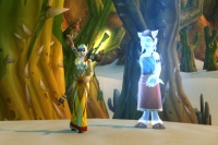 年幼的德莱尼人 在哪呢？ 怎么跑到任务提示的地方没有 找了半个小时了也没找到 我在那里等也没等到