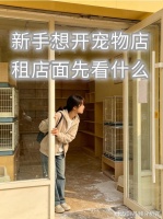 新手要开宠物店，租店面时先看什么