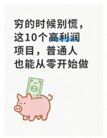 低投资高回报:10个适合普通人的创业项目推荐。