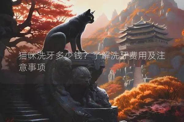 猫咪洗牙多少钱?了解洗牙费用及注意事项